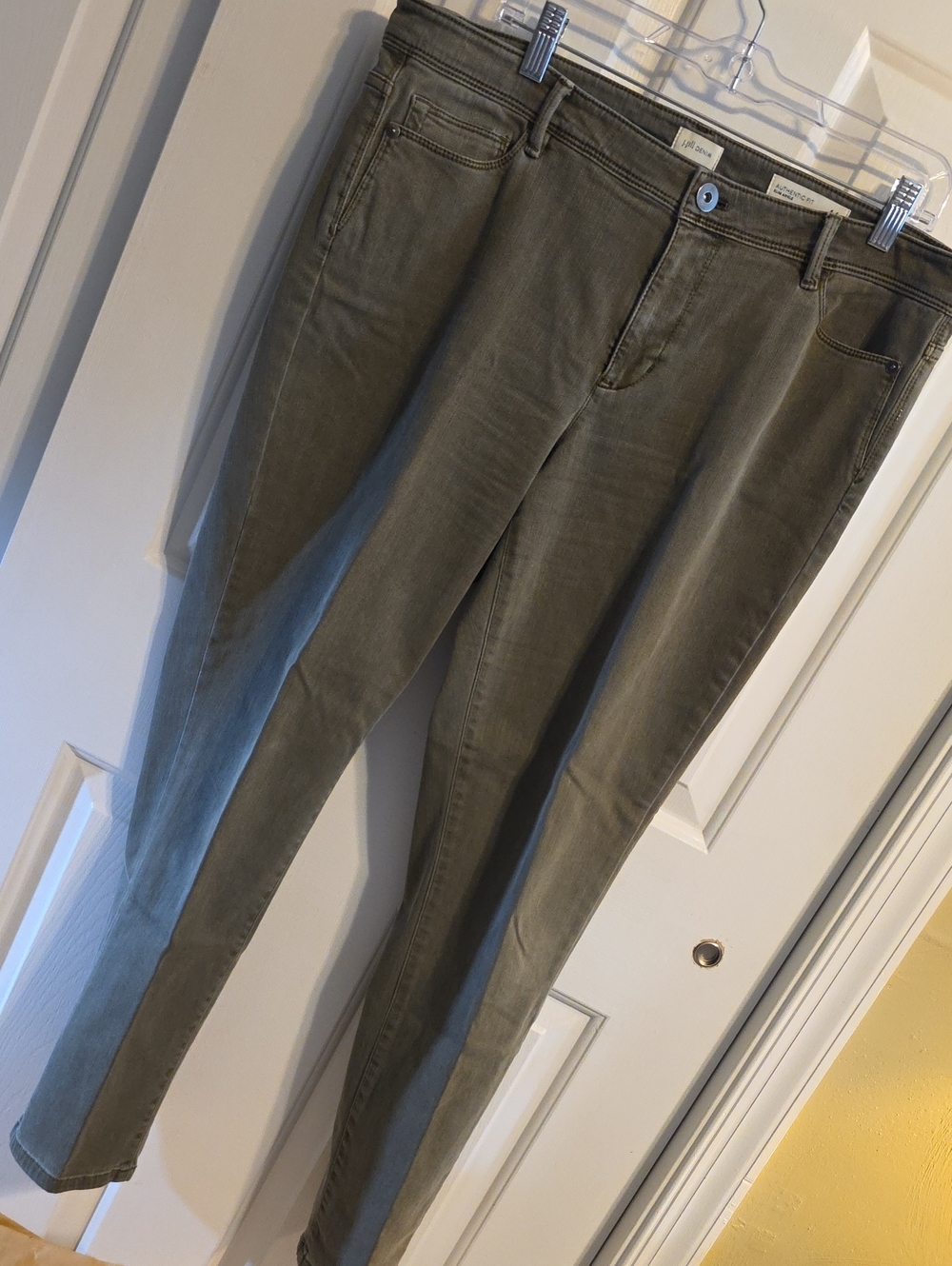J. Jill Olive Green Skinny Jeans